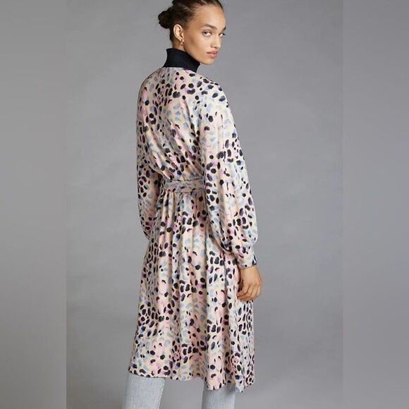 Anthropologie Hutch Spotted Duster Jacket size Medium - Picture 10 of 12